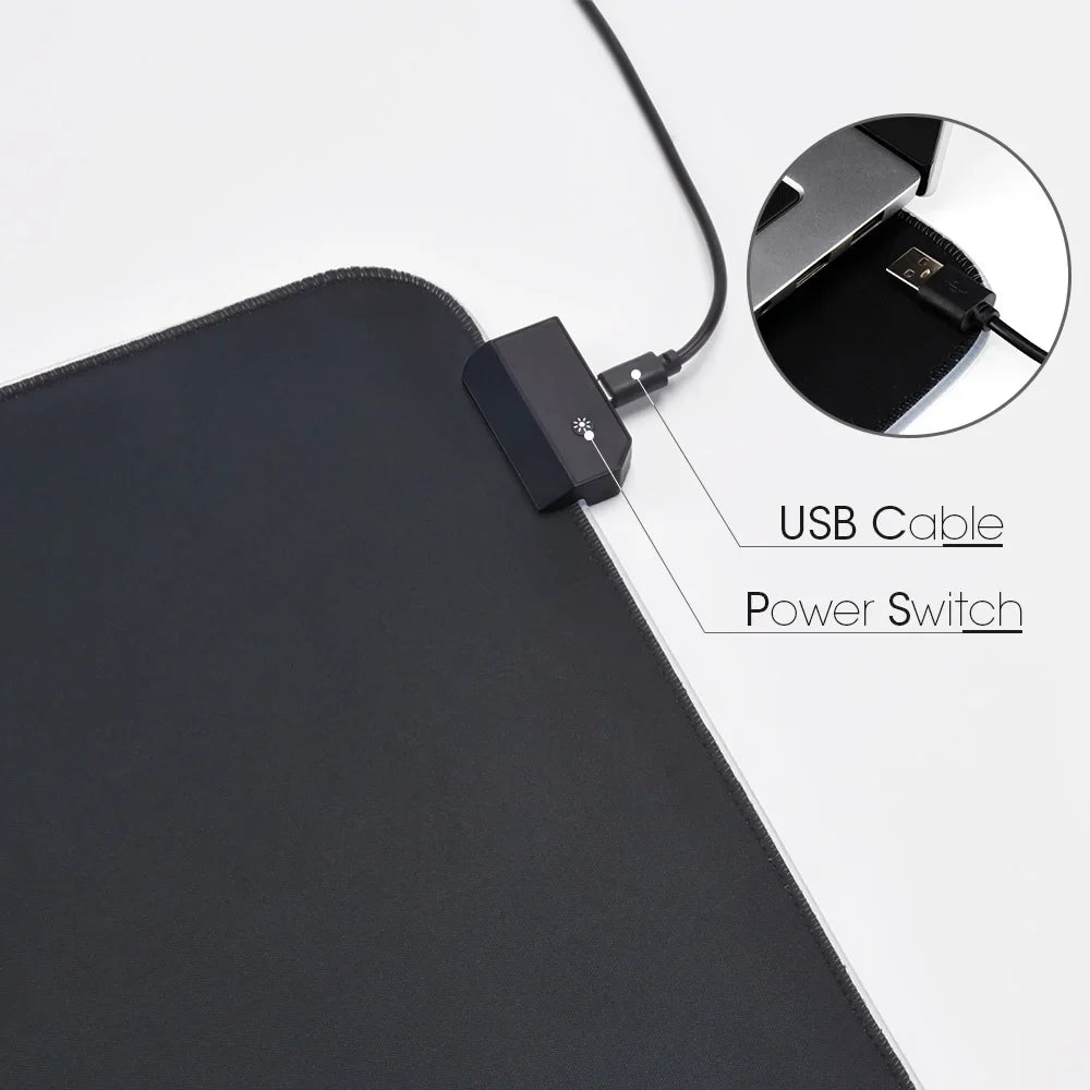 Vibrant Gamer Light Mousepad
